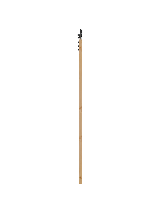 Dveře s hardwarem 93x202 cm z masivního borového dřeva, interiérové dveře