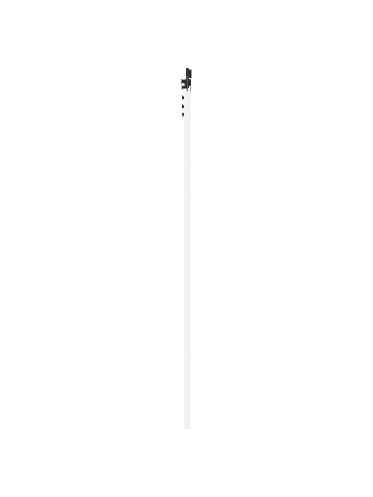 Posuvné dveře se sadou kování bílé 93x211 cm masivní dřevo borovice