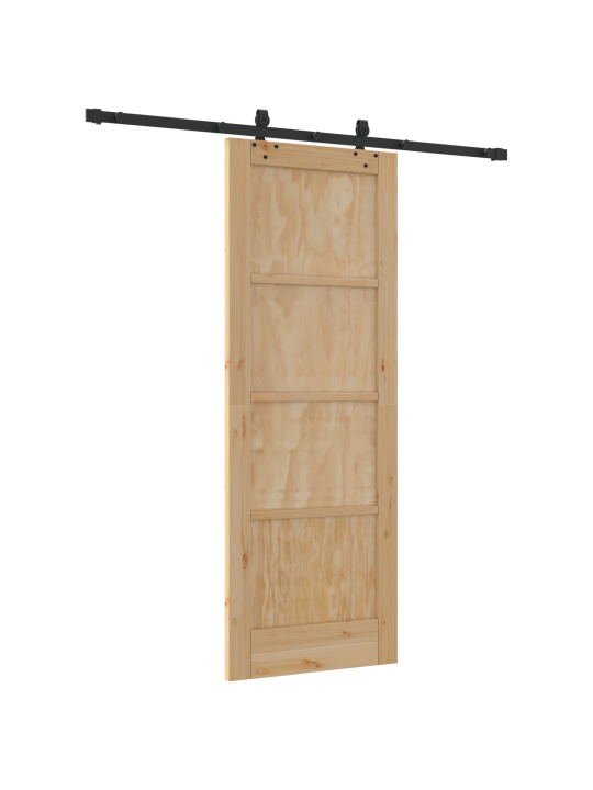 Posuvné dveře s nářadím 73.5x198.5 cm masivní dřevo borovice