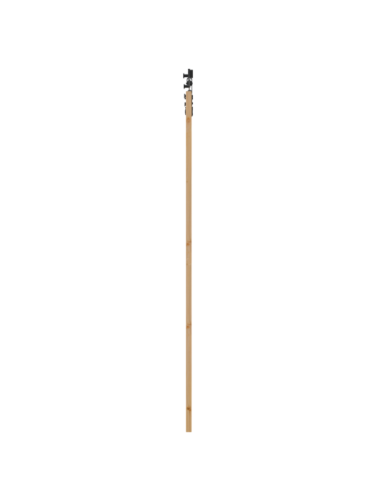 Posuvné dveře se sadou hardwaru 83 x 232 cm masivní dřevo borové, interiérové dveře "orkdal" 83 x 232 x 4 cm masivní dřevo borové
