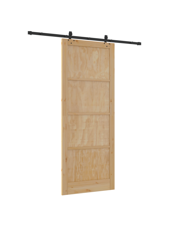 Posuvný dveře s hardwarem 93x232 cm masivní dřevo borovice