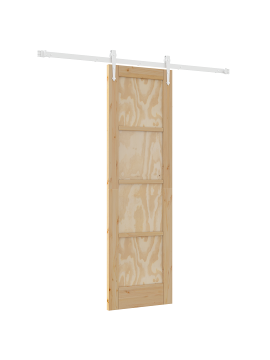 Skládací dveře s hardwarem 61x198,5 cm z masivního borového dřeva , interiérové dveře 'orkdal'61x198,5 cm z masivního borového dřeva