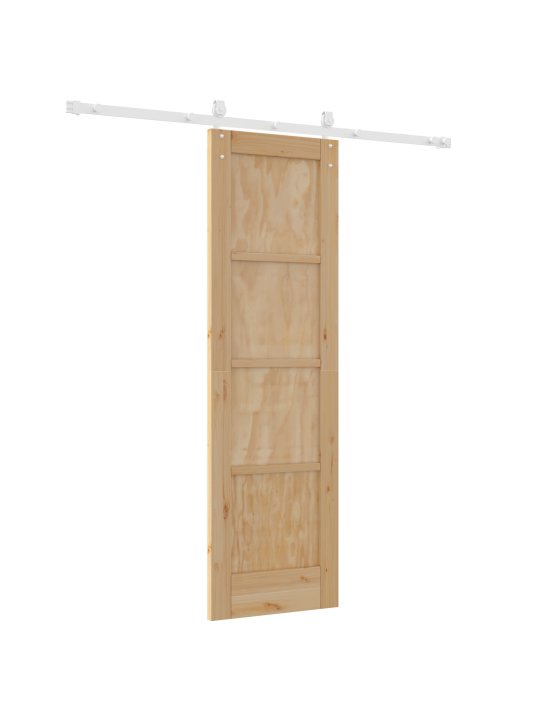 Skládací dveře s hardwarem 61x198,5 cm z masivního borového dřeva , interiérové dveře 'orkdal'61x198,5 cm z masivního borového dřeva
