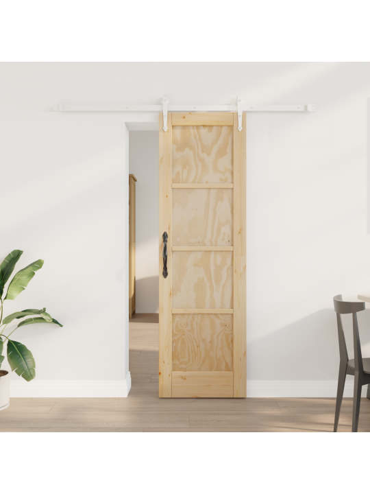 Skládací dveře s hardwarem 61x198,5 cm z masivního borového dřeva , interiérové dveře 'orkdal'61x198,5 cm z masivního borového dřeva