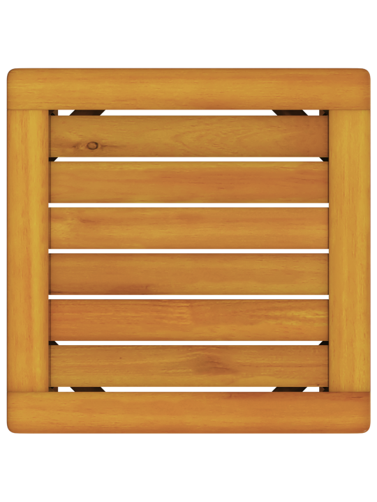 Sluneční lehátko se stolkem solid wood acacia