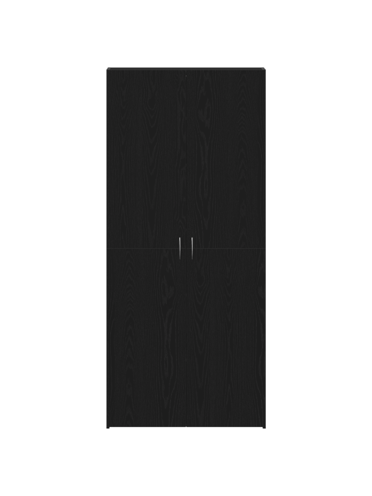 Skříň na boty černý dub 80x35,5x180 cm zpracované dřevo