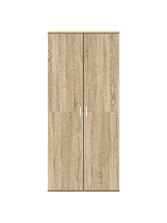 Skříň na boty z dubu sonoma 80x39x180 cm inženýrské dřevo