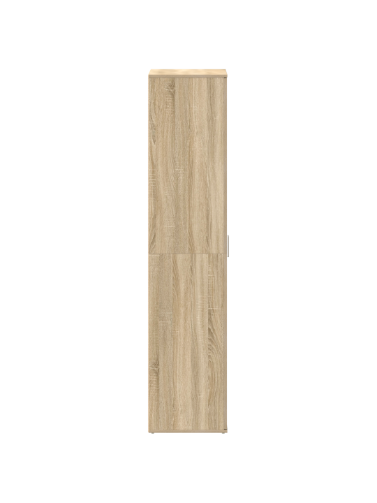 Skříň na boty z dubu sonoma 80x39x180 cm inženýrské dřevo