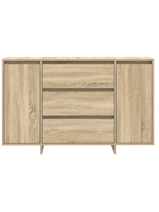 Komoda sonoma dub 120x41x75 cm zpracované dřevo