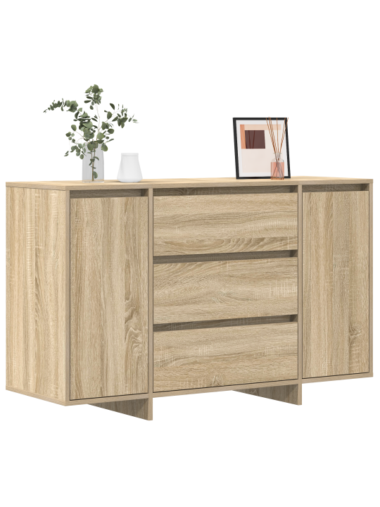 Komoda sonoma dub 120x41x75 cm zpracované dřevo