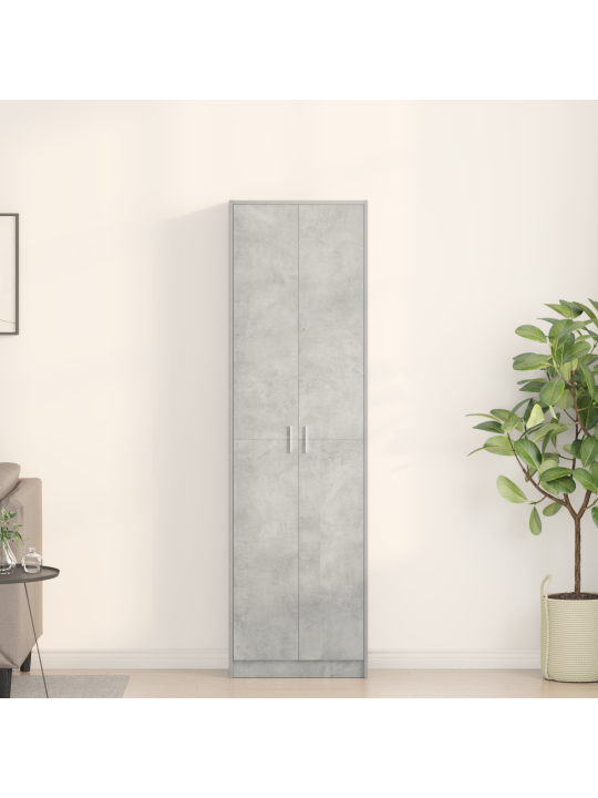 Šatní skříň betonově šedá 55x25x189 cm dřevotřísková deska