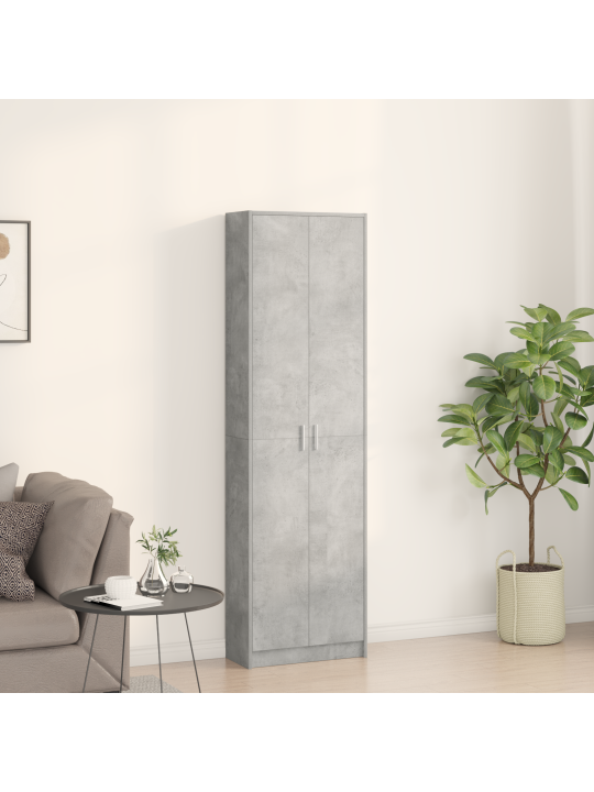 Šatní skříň betonově šedá 55x25x189 cm dřevotřísková deska
