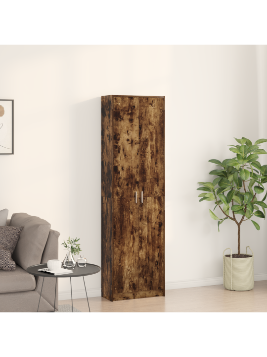 Šatník kouřový dub 55x25x189 cm dřevotříska