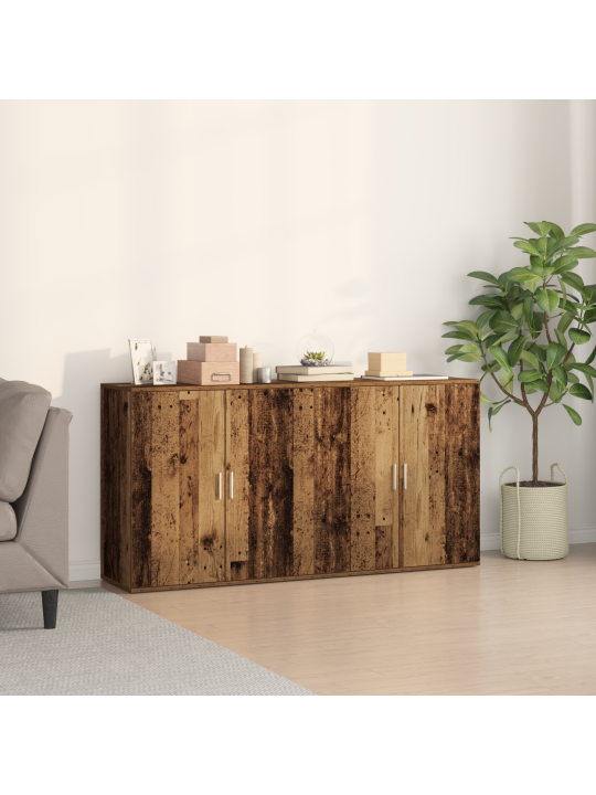Skříně 2 ks staré dřevo 79x38x80 cm kompozitní dřevo