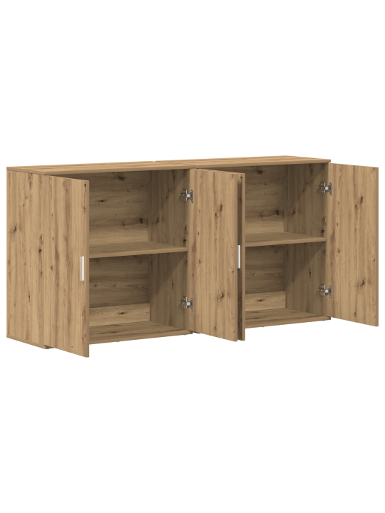 Boční skříňky 2 ks artisan dub 79x38x80 cm kompozitní dřevo
