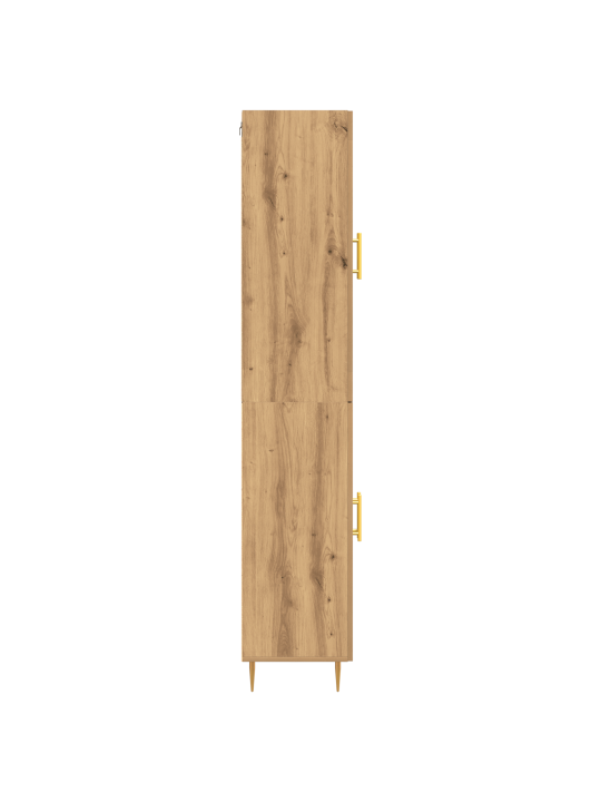 Vitrína artisan oak 69.5x34x180 cm inženýrské dřevo
