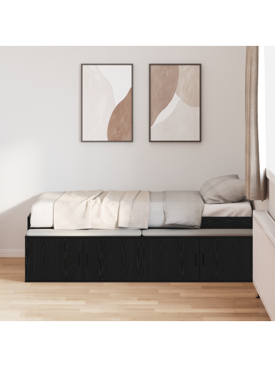 Rám postele černého dubu 90x200 cm