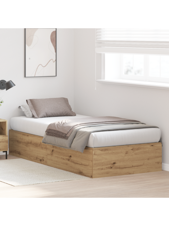 Rám postele s úložným prostorem artisan oak 80x200 cm