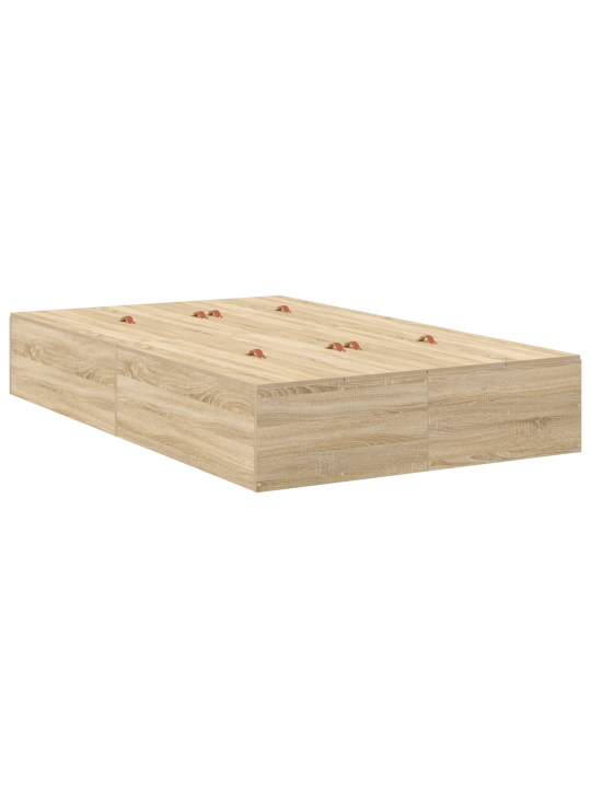 Rám postele s úložným prostorem sonoma oak 120x190 cm