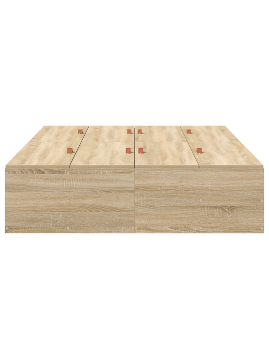 Rám postele s úložným prostorem sonoma oak 120x190 cm