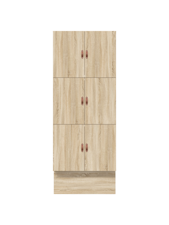 Rám postele s úložným prostorem sonoma oak 100x200 cm