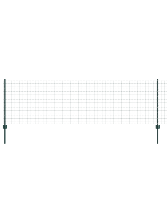 Euro plot s 5 u sloupky zelený 0.8x10 m ocel