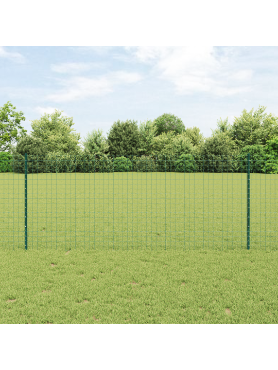 Euro plot s 5 u sloupky zelený 1x10 m ocel