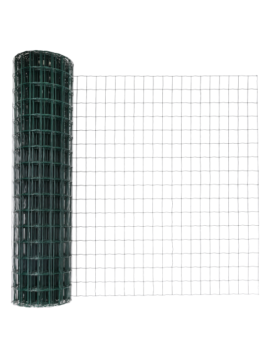 Euro plot se 5 u sloupky zelený 1x10 m ocel
