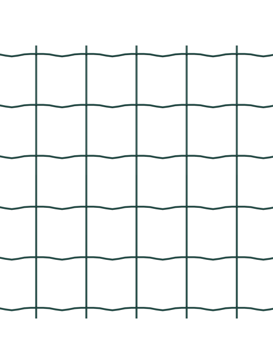 Euro plot s 11 u sloupky zelená 1,2x25 m ocel