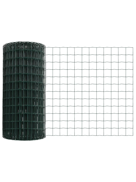 Euro plot s 11 u sloupky zelená 0,4x25 m ocel