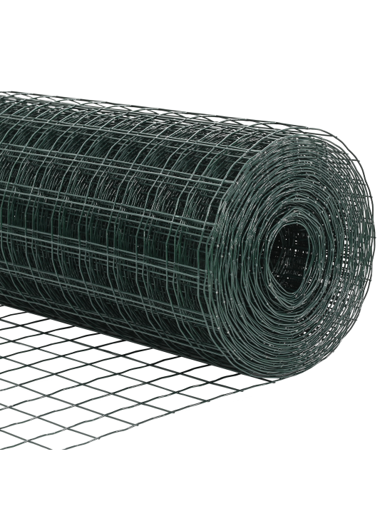 Euro plot s 11 u sloupky zelená 0,6x25 m ocel