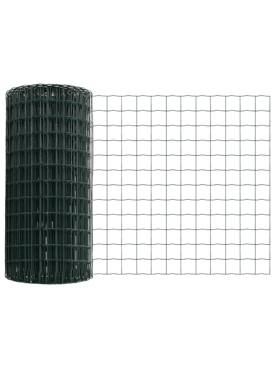 Euro plot s 11 u sloupky zelená 0,6x25 m ocel
