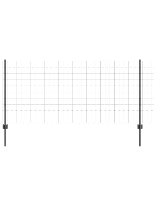 Euro plot se 10 u sloupky šedý 1x10 m ocel