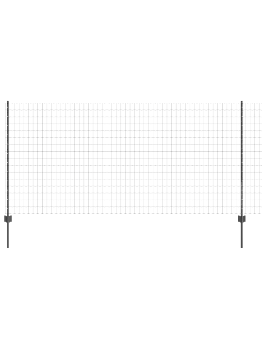 Euro plot s 22 u sloupky šedý 1,2x25 m ocel