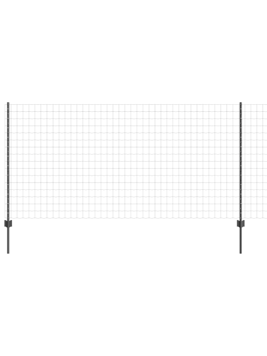 Euro plot s 10 u sloupky šedý 1,2x10 m ocel