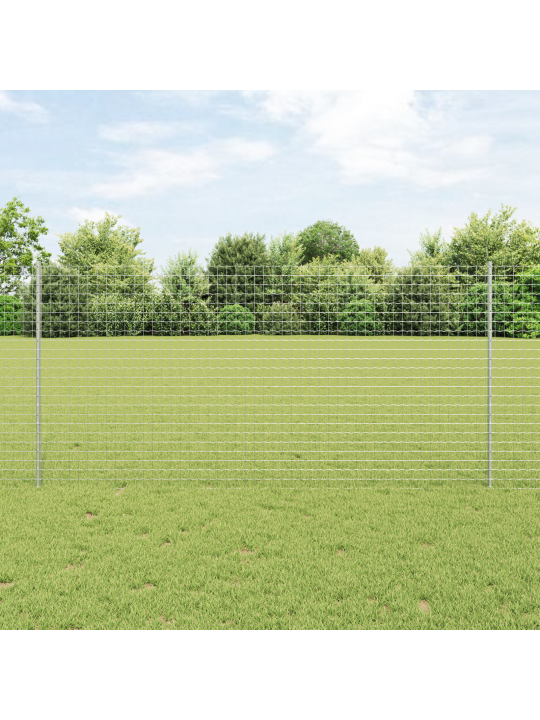 Euro plot s 10 u sloupky stříbrná 1,2x10 m ocel