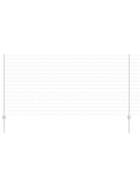 Euro plot s 10 u sloupky stříbrná 1,2x10 m ocel