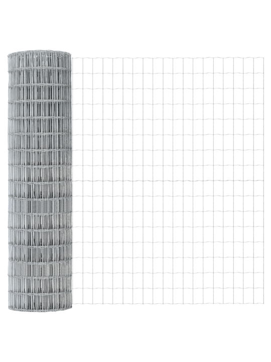 Euro plot s 10 u sloupky stříbrný 1,2x10 m ocel