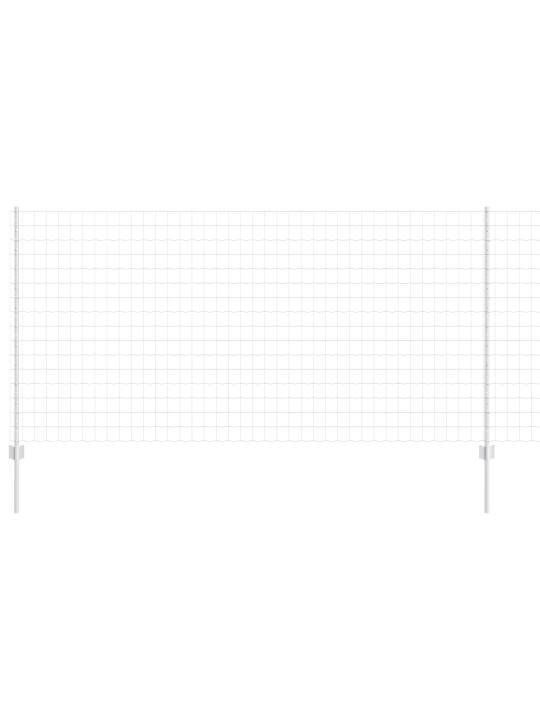 Euro plot s 10 u sloupky stříbrný 1,2x10 m ocel