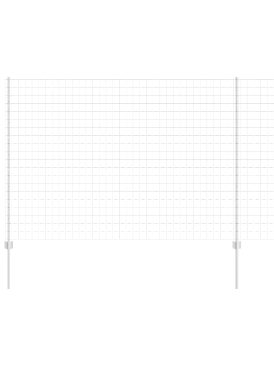 Euro plot s 10 u sloupky stříbrná 1,5x10 m ocel
