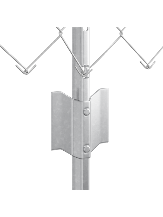 Ret соки к fence s 22 u sloupky stříbrná 0.6x25 m ocel