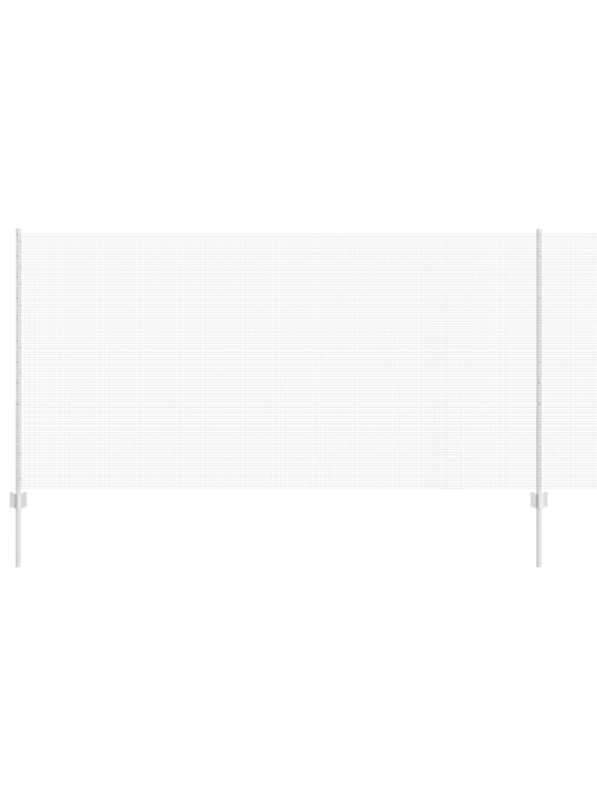 Svařené drátěné oplocení se 10 u sloupky stříbrné 1.2x10 m ocel