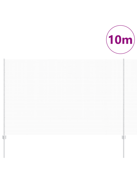 Zahradní plotová sada sada 2 pozinkovaná ocel 10 x 1,5 m odolný