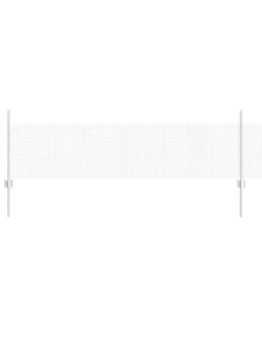 Set křidélkového plotu sada 2 kusů pozinkovaná ocel 25 x 0.5 m