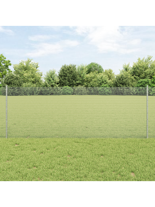 Pozinkované zamykací pletivo s 22 u sloupy stříbrné 0.8x50 m oceli