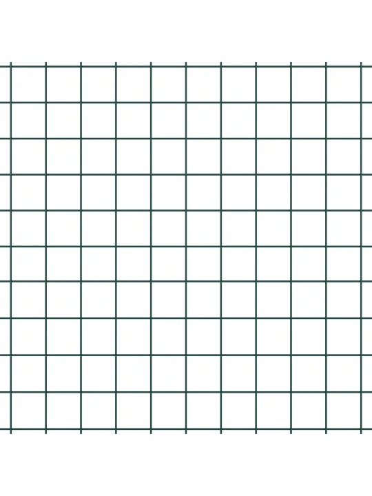 Svářený drátěný plot s 5 sloupky zelený 1.2x10 m ocel