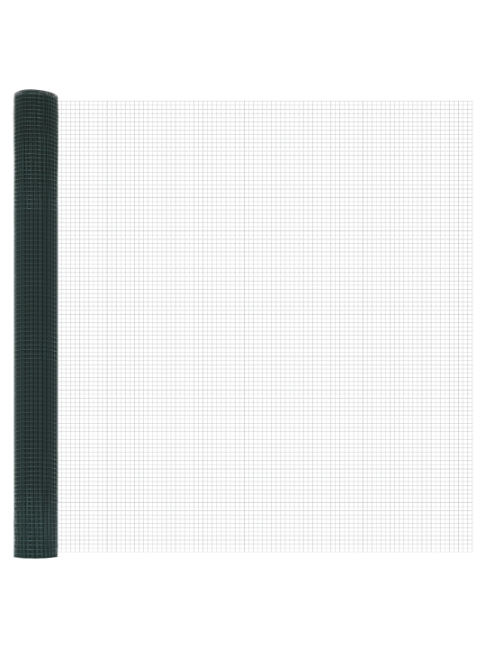 Zelený svařovaný drátěný plot s 5 u sloupky 1,6x10 m ocel