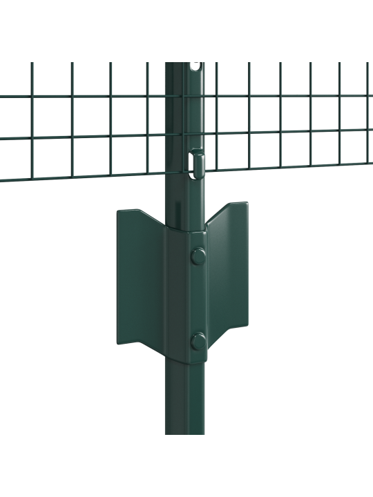 Vidaxl svařované pletivo s 11 u sloupky zelené 0.8x25 m ocel