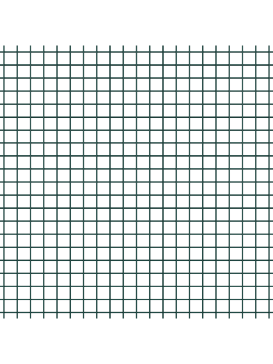 Svázaný drátěný plot s 11 u sloupky zelený 1.2x25 m ocel