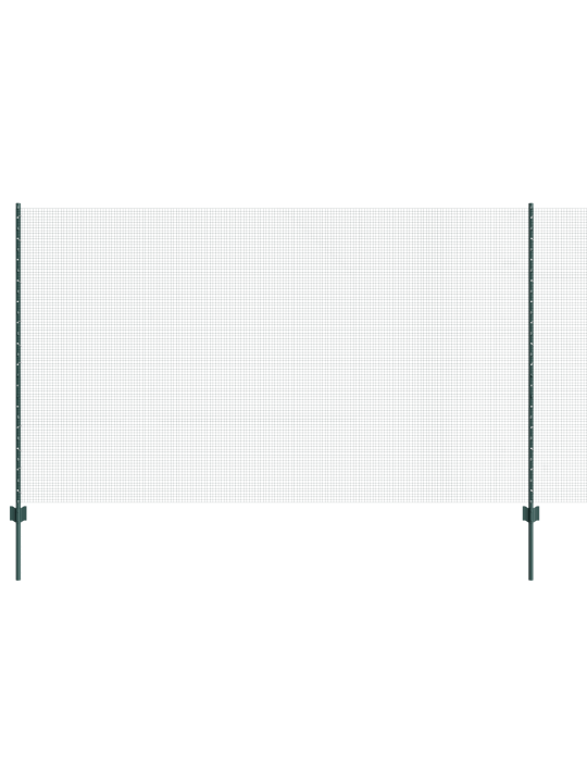 Svářený drátěný plot s 11 u sloupky zelená 1.4x25 m ocel